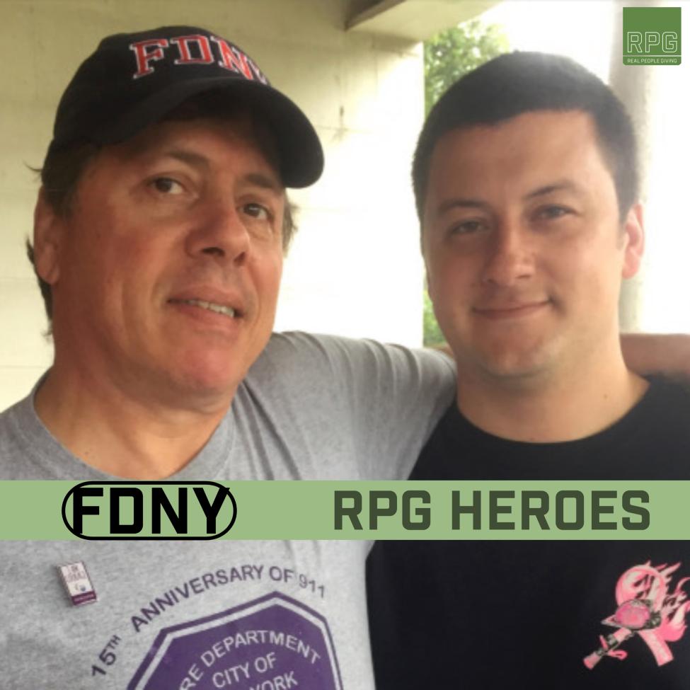 This is the most heart felt #RPGHERO we've seen. This father and son duo was featured in a #NYPost article of 13 firefighters in training to join FDNY after losing their firefighter fathers on 9/11. These present and past FDNY members are TRUE HEROES! nypost.com/2019/09/07/13-…