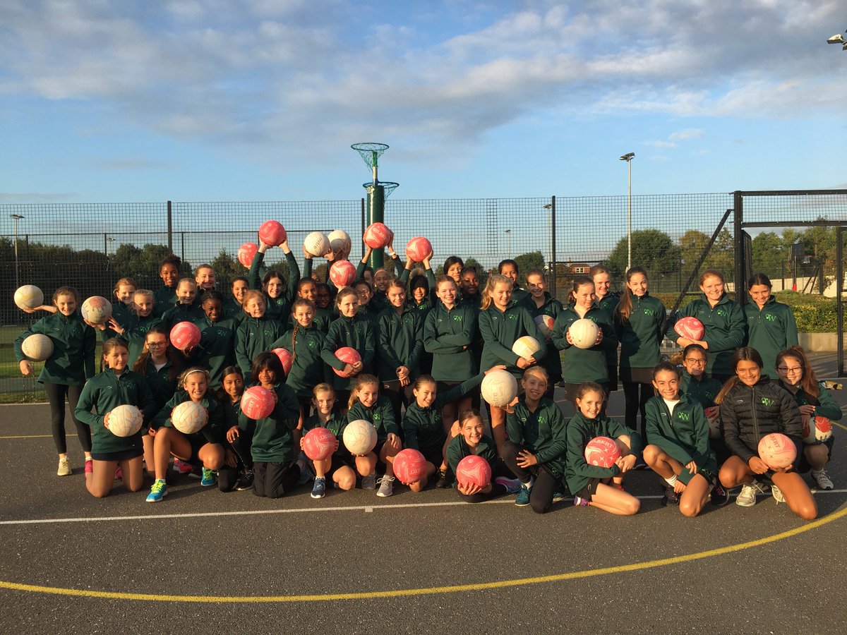 Nothing like #earlymorning netball in the sun with #Year7WHS! #StartAsWeMeanToGoOn #thesegirlscan @WimbledonHigh