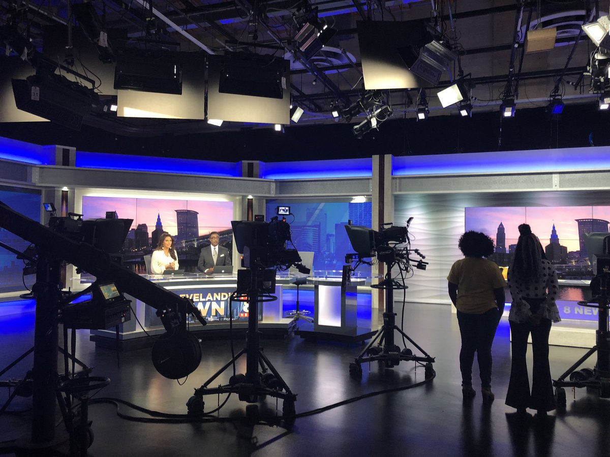 CleChainReact's tweet image. Checking out the new @fox8news studio with @KickinKenny today - and featuring our top 10 businesses!