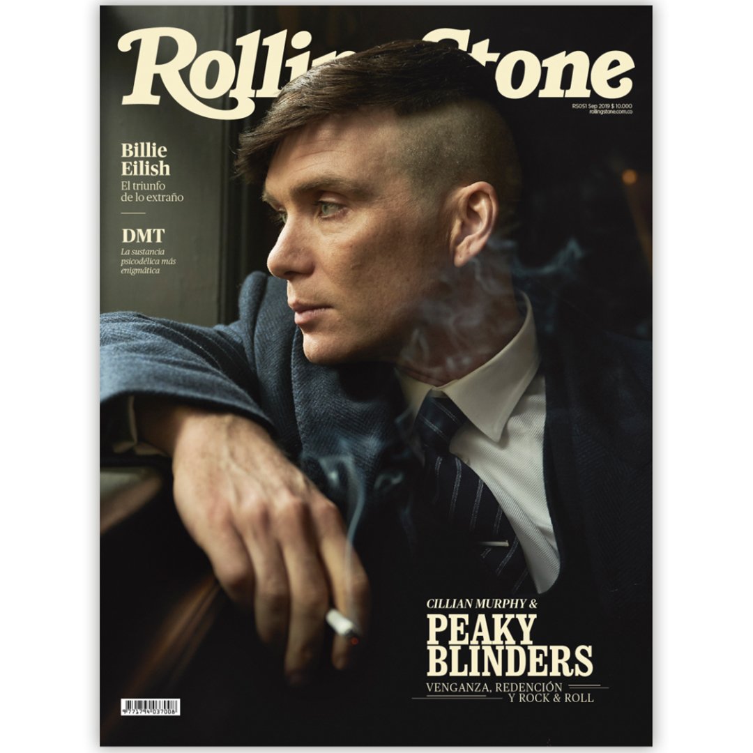 ThePeakyBlinder's tweet photo. Cillian Murphy and #PeakyBlinders have made the cover of @RollingStoneCol 

📝 @xciegox 
📸 @RobertViglasky https://t.co/XOHq1DIV30