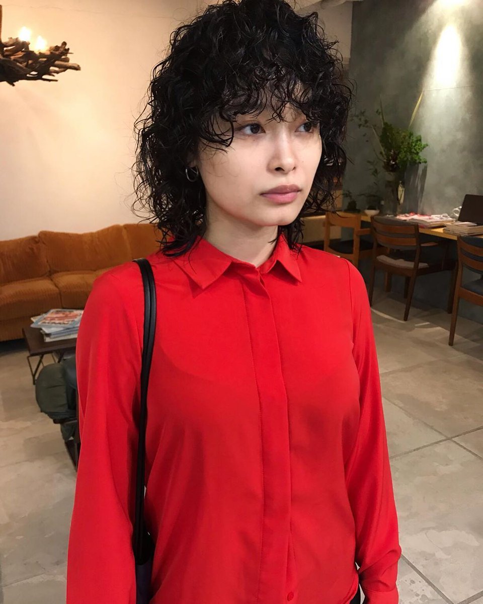 海外風ヘアスタイル