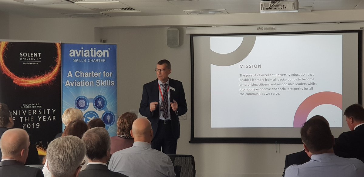 SolentUni's tweet image. It’s great to welcome @SkillsAviation onto campus today for their first regional #Charterforaviationskills event, following a successful national event last week #charterevent #WeAreSolent