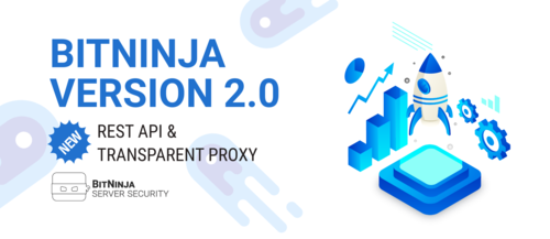 bitninjaio's tweet photo. 🎉 Hooray, BitNinja 2.0  is out!🤩  It brings you two brand-new features to make your life easier. Check them out now. >>> https://t.co/Sj9LAnxXDH

#bitninja #serversecurity #automate #restapi #releasenote #versionupgrade #transparentproxy #waf https://t.co/Cya6hqDRvI