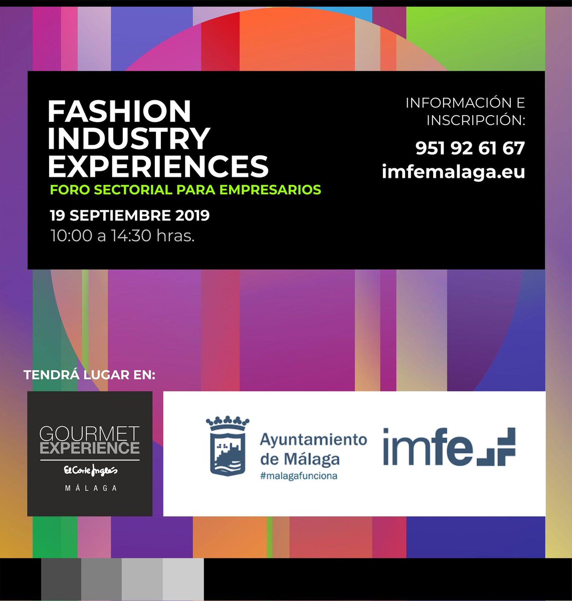 CyR_Actividades's tweet photo. #FashionIndustryExperiences: imprescindible este foro donde expertos de 1º nivel compartirán el gran valor de la #experiencia. Últimas plazas! Hasta el 18/09 https://t.co/dzm1iipmQH 
#ImfeMálaga #MalagaFunciona #FashionRetail #FashionExperiences
#IPSAratio #Málaga #CyRActividades https://t.co/BjqzPVlloH