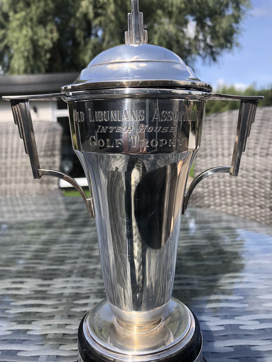 Trophy amnesty - returned anonymously after 3 years being “lost”. Old Lidunians annual golf game this Sunday!