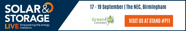 GreenFrogConnct's tweet photo. We're ready for #solarstoragelive next week at the #NEC - are you? Join us on stand #P11 to talk energy, power, solar and more. #solarandstorage #energy #energytransition https://t.co/QdpWulaiX4