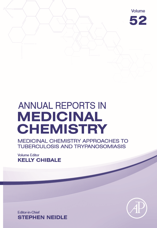 Chem_Serials's tweet photo. Just published! We are very pleased to announce publication of Volume 52 of Annual Reports in Medicinal Chemistry. Volume Editor: Professor Kelly Chibale.
@UCT_Research @UCT_news @NicolasWilland @mlbolognesi
https://t.co/qpqvbYD9da
#Tuberculosis #Antituberculosis https://t.co/5TKXHdKNzt