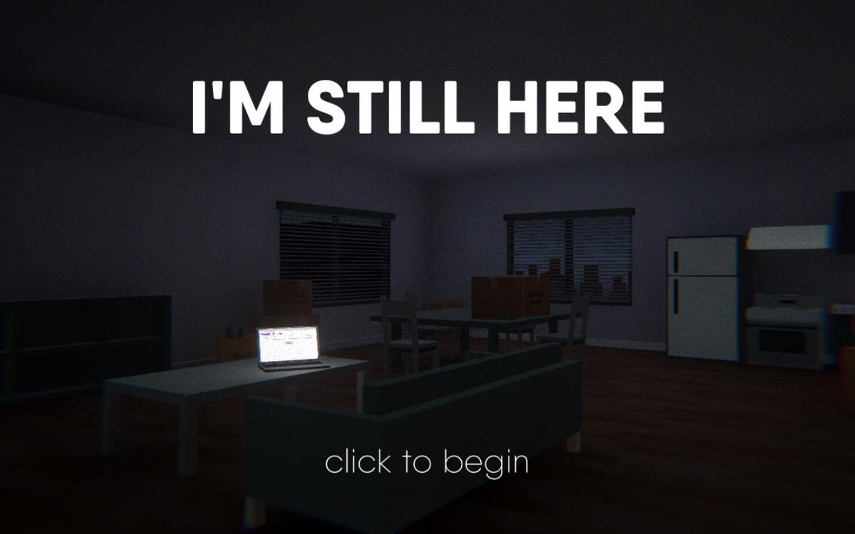 lolitascak3's tweet photo. โอ๊ยคือเกมนี้แบบหักมุมเกินไป

I'm Still Here คือเราเล่นเป็นผชคนนึงที่ย้ายมาอยู่อพาร์ทเมนท์ใหม่ แต่บรรยากาศห้องก็อึมครึมแปลกๆ แล้วก็คือจริงๆแล้วห้องนี้มีผีสิง เกมเล่นไม่ยากเลย เล่นแป๊บเดียวจบ https://t.co/FXdOURv4uP