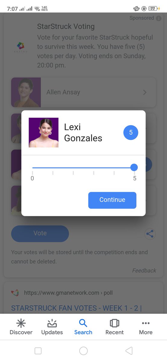 FloresRadson's tweet photo. Voted for @Imlexigonzales for today. Guys please let's vote the one who is deserving https://t.co/RsjWOcJf5t