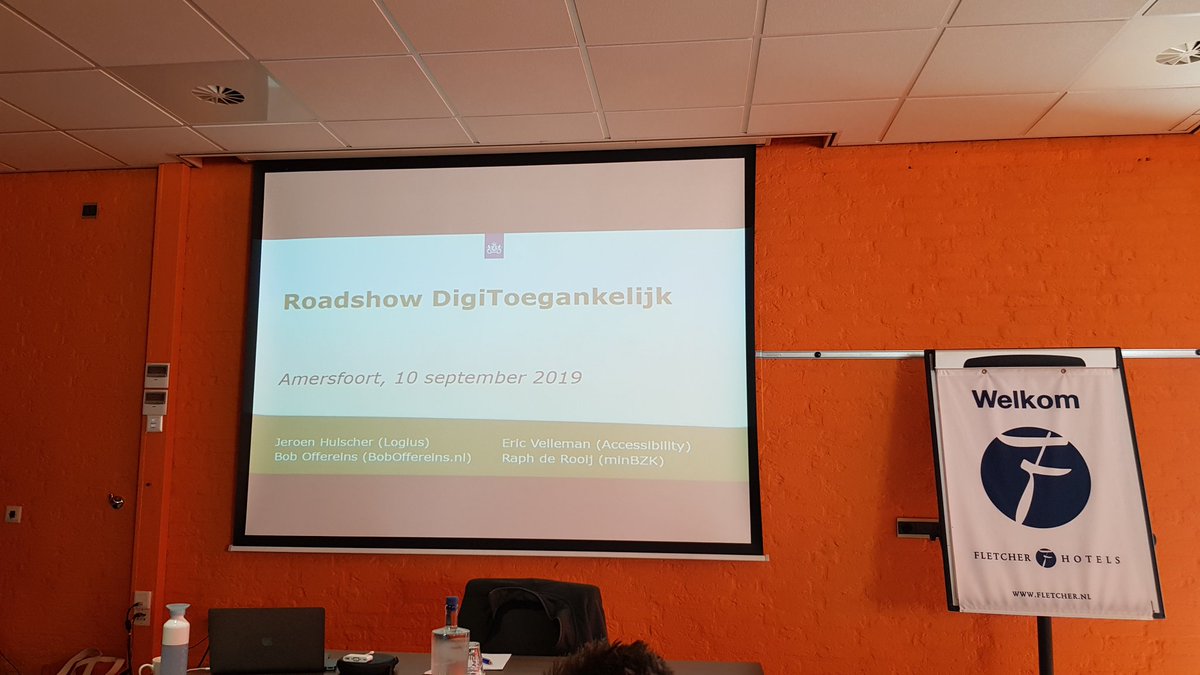 Vandaag is NotuBiz aanwezig bij de Roadshow DigiToegankelijk waarbij we meer te horen krijgen over de wetgeving en best practices m.b.t. #toegankelijkheid van #overheidswebsites. Erg interessant om hier meer over te leren en zo onze klanten beter te kunnen ondersteunen!