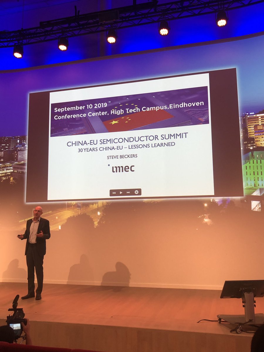 adi9651's tweet photo. Currently attending China- Eu Semiconductor Summit at @hightechcampus Eindhoven. Listening to some great talks from Steve Beckers, Vp @imec_int and Mr. wang, CEO Xiamen Semiconductor Investor Group.
Thanks to @BCSEMICON @DSPvalley for organizing this summit. https://t.co/Wc9wsqYXz7