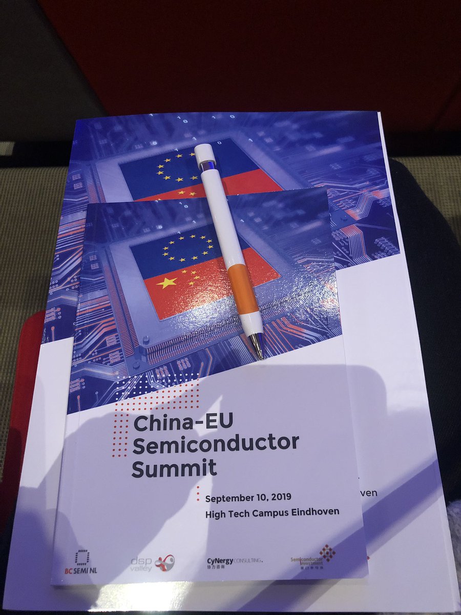 adi9651's tweet photo. Currently attending China- Eu Semiconductor Summit at @hightechcampus Eindhoven. Listening to some great talks from Steve Beckers, Vp @imec_int and Mr. wang, CEO Xiamen Semiconductor Investor Group.
Thanks to @BCSEMICON @DSPvalley for organizing this summit. https://t.co/Wc9wsqYXz7