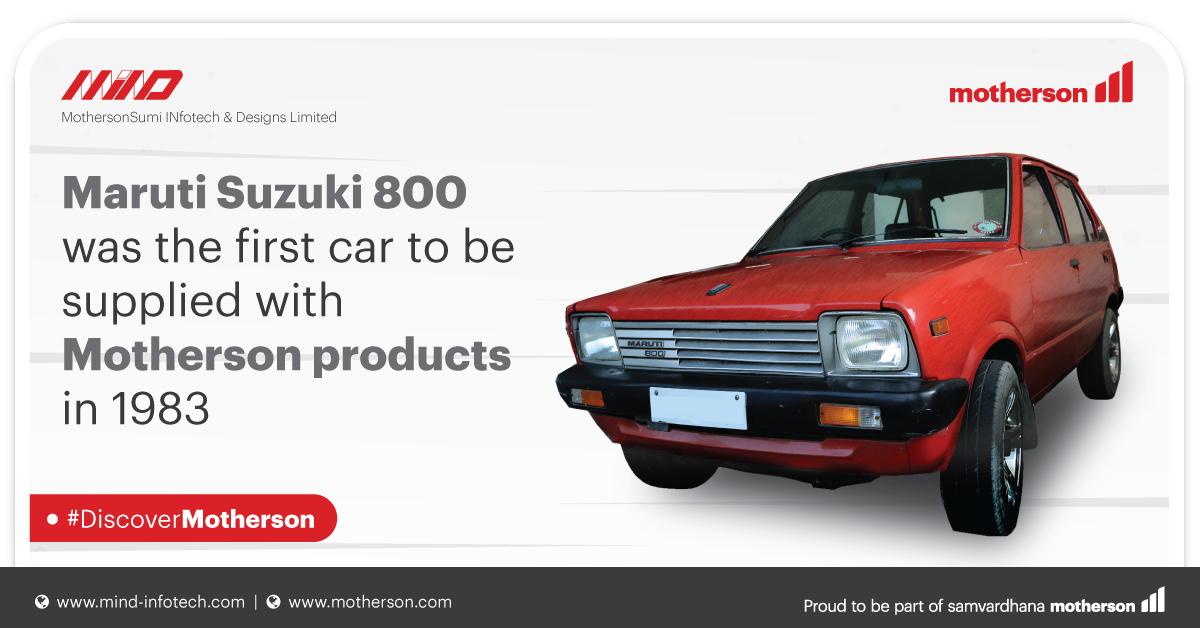 MothersonTech's tweet photo. The journey that began with manufacturing a T-connector for Maruti Suzuki in 1983, has been making giant strides ever since.

#DidYouKnow #DiscoverMotherson #DiscoverMIND https://t.co/rcr0AMv0od