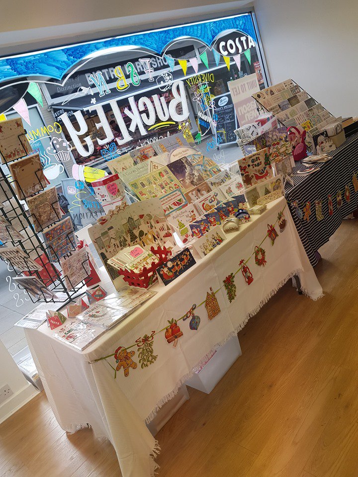 4 Businesses popping up today at the Buckley PopUp Shopping Centre PopUp Shop. Pop in to see us we're here til 5pm. 
#BuckleyPopUpShop