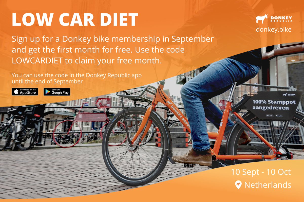 donkey republic membership code