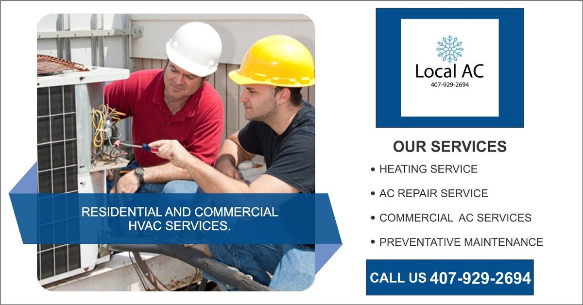 captaim1961's tweet image. RT @TheLocalAC: We have broad range of services like AC Installation,AC Repair,Preventative  Maintenance etc.
Contact us Today!

#LocalAC #hvacservices #acrepair #acinstallation