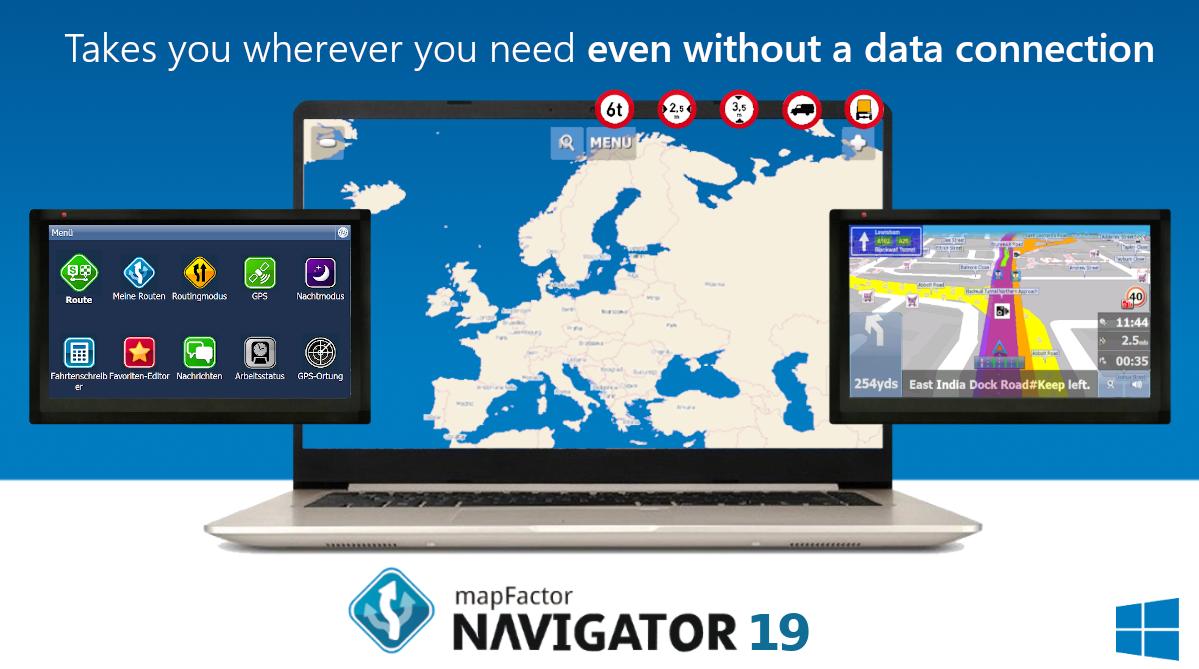 mapfactor's tweet image. #NewRelease : Navigator 19 for Windows and WinCE with the most recent maps. Navigate more precisely and reliably than ever before even without a data connection. For Trucks as well. More info: mapfactor.com/en/about/press…
#mapfactor #navigator #gpsnavigation #Windows10 #Windows #GPS