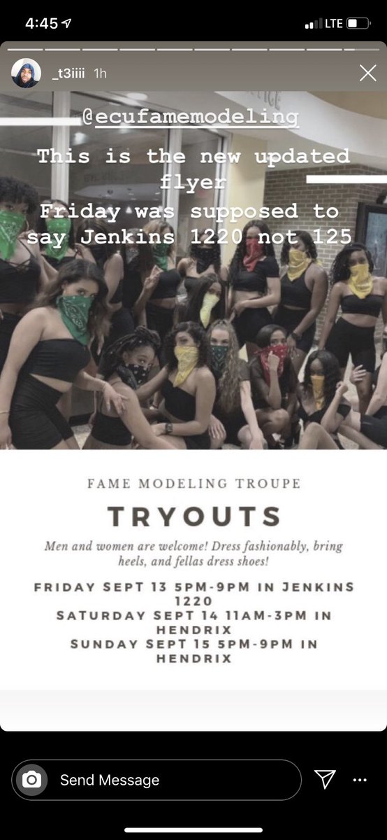 FAME applications are in!! Find the link below, click on it to complete your application, It’s open all week for everyone to complete. We’re looking forward to meeting you soon!! We will have paper copies available too at tryouts. See you there 👀👀. engage.ecu.edu/submitter/form…
