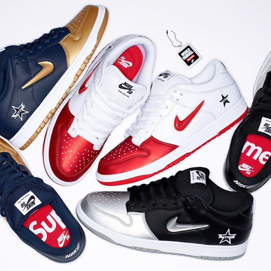 Supreme x Nike SB Dunk Low Updated Resell Prices: Silver ... Supreme x Nike SB Dunk Low Updated Resell Prices: Silver ...