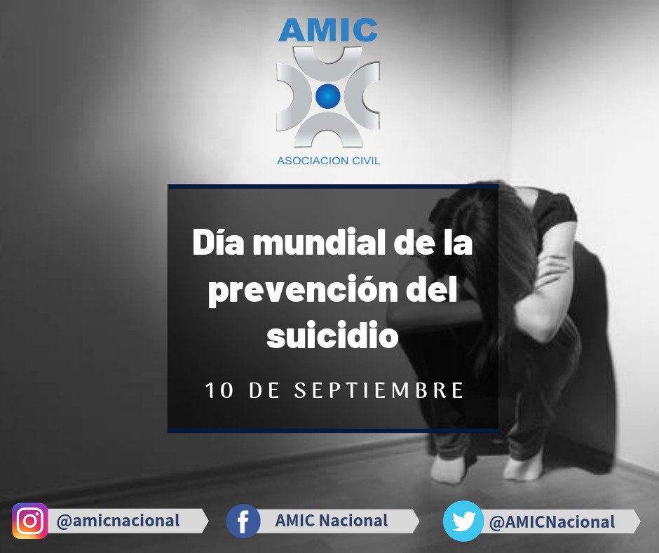 "Recuerda que nunca estas solo"
10 de septiembre, día mundial de la prevención del suicidio.

#SomosAMIC #AMICNacional #ConstruyamosMéxico