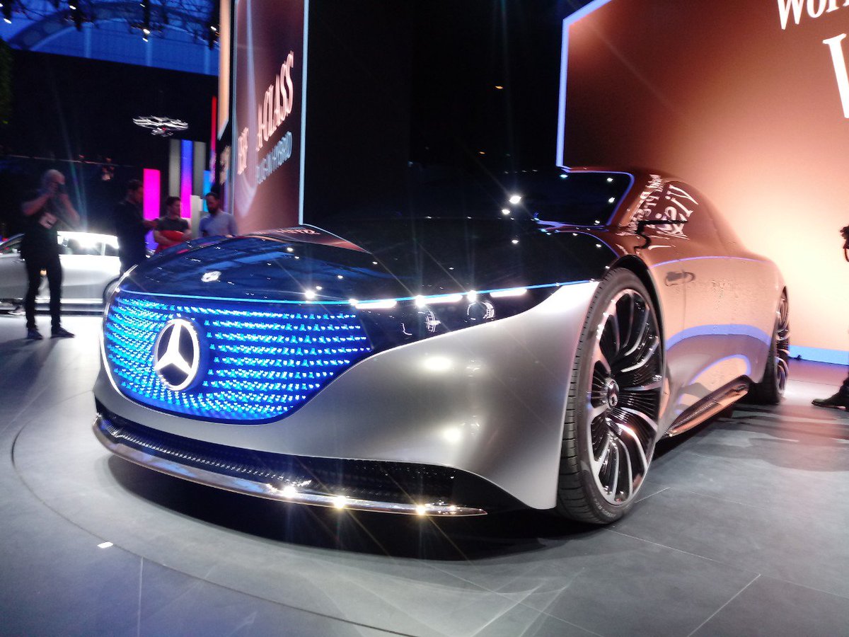 Svetska premijera 
#Mercedes Vision EQS 
#Frankfurt2019 #frankfurtmotorshow