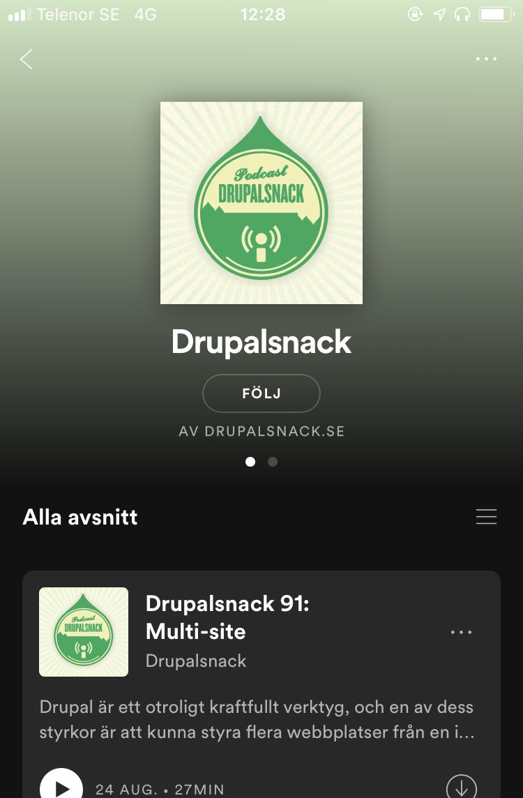 Drupalsnack tweet media