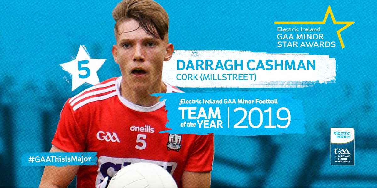 Next up is Darragh Cashman who carried his fine early form for <a href="/OfficialCorkGAA/">Cork GAA</a> into the final with a point against Galway