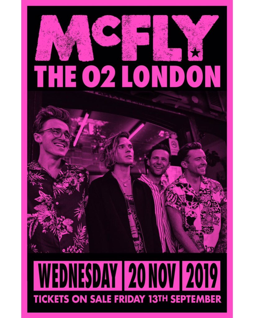 TomFletcher's tweet photo. So, this is happening. Can’t tell you how happy we all are. More news on music later today. #McFly https://t.co/eHlQCesTyd