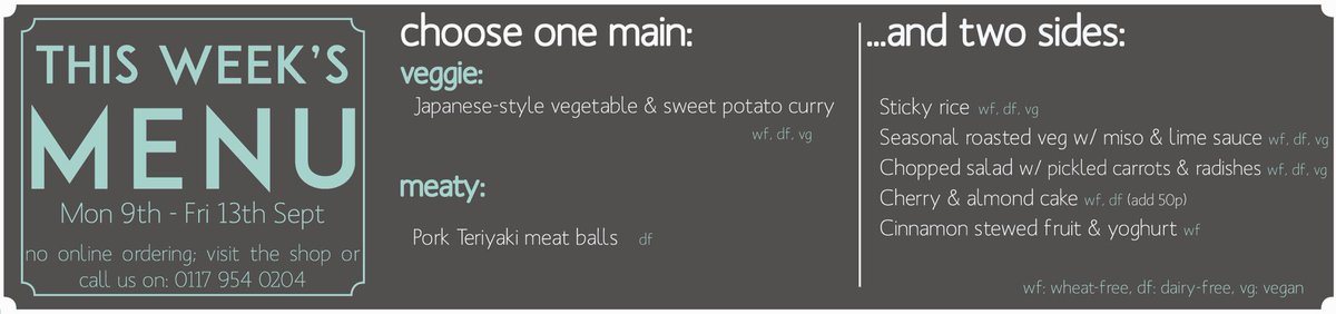 tiffin_time's tweet photo. Konichiwa Tiffin Timers!! We’ve got a delicious and warming Japanese inspired menu this week. It’s healthy, hearty and packed full of goodness, as always. #bristolfood #seasonal https://t.co/JI9GhIFeM2