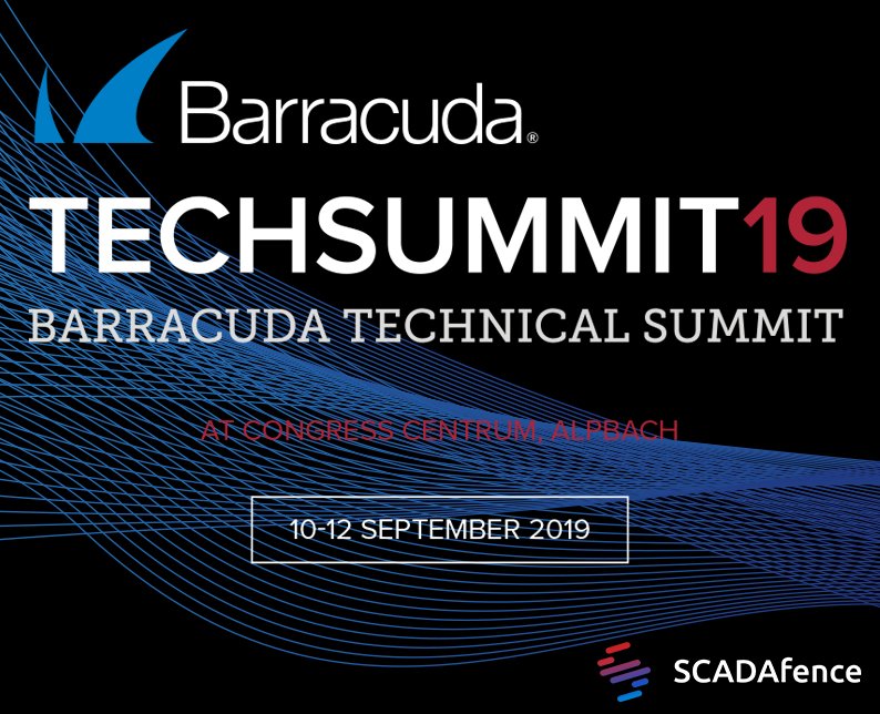 SCADAfence's tweet photo. We're very excited to attend the #BarracudaNetworks #techsummit19 in #Alpbach from today - Thursday.
We're looking forward to sharing our experience of the #SCADAfence platform with our customers & partners!
We hope to see you there!
#SCADAsecurity #OTsecurity #ICSsecurity https://t.co/HSwGSZ3S9G