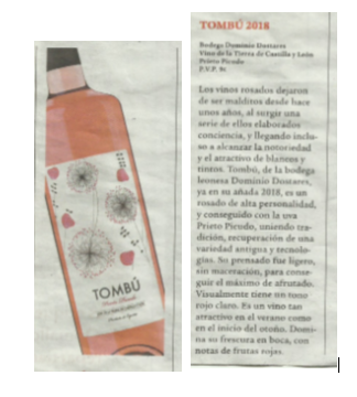DominiodeTares's tweet photo. Todavía estamos en #verano 🔆 y es tiempo de #vinosrosados ¡Disfruta de #Tombú! Elaborado con #prietopicudo #León vía @diariomallorca #vinaria #winelover #felizmartes https://t.co/4RopZXS9qM