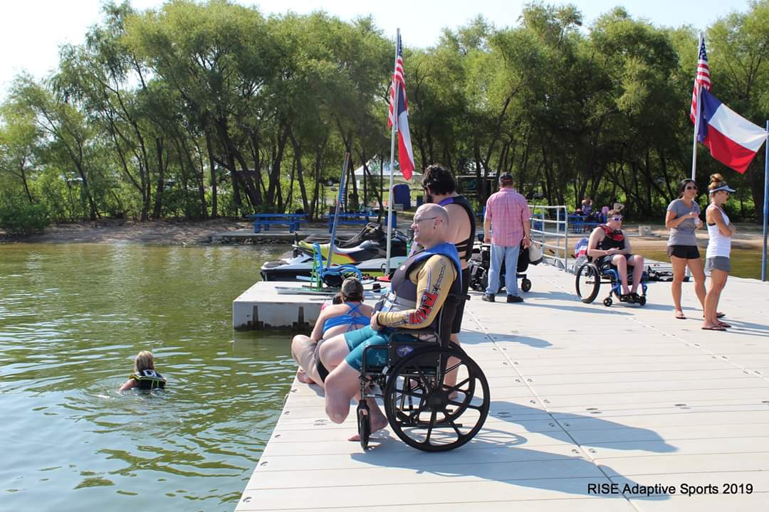 RISEAdaptive's tweet photo. Adaptive Water Skiing on a nice Saturday outing for Josh & Charles. Whatever it takes! 9-7-19
#lovewater #adaptiveskiing #risesummer2019 #familyday #wow https://t.co/Uyxa17wBkZ