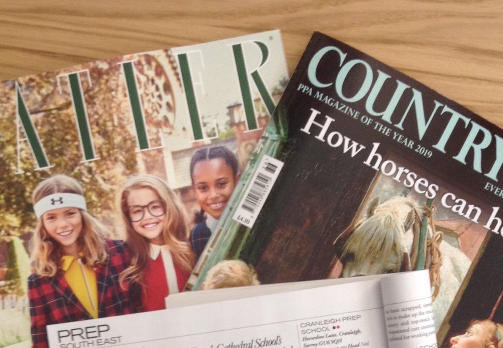 Cothilltweet's tweet photo. Thank you @SchoolsTatler and @Countrylifemag for the fabulous reviews. We are delighted to be a 'perfect prep' and a 'top prep and public school' #cothilllife #perfectpreps https://t.co/m3SaslVxuJ
