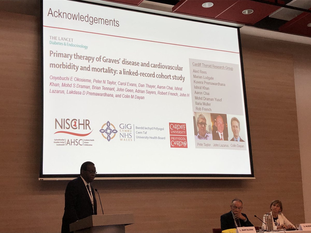 IlariaMuller's tweet photo. Thanks @ETA_Thyroid for the high quality of science delivered. So lucky to have so smart colleagues and friends who delivered excellent talks. Sad to miss the presentation of @DrPeteTaylor but it’s time to fly back home. Good luck: you will be outstanding as usual! 💪 #ETA2019 https://t.co/Anww5uhjaF