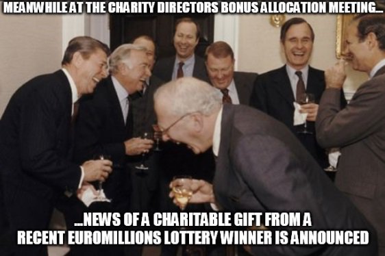 Don_Trower's tweet photo. @TerryBULL19 @the_fadwar @TNLUK I find it obscene that many charities thrive on the time and skills of millions of volunteers who are dedicated to a cause while their CEOs congratulate themselves on the profits they have "earned" resulting in huge self-awarded salaries. 🤔
#OliveCooke
#Oxfam
#SexForFood https://t.co/0Zsy7X3Ldp