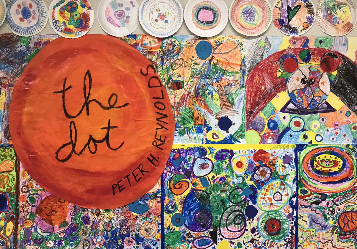 Love getting to see what our leopards are creating in art! Awesome job Ms. Henney!! #InternationalDotDay2019 #leopardlearners
