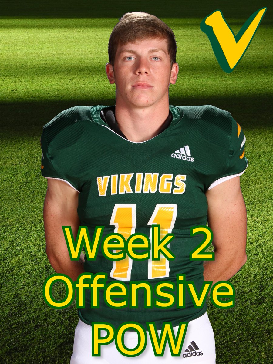 Congratulations to WR @Hrogers_26 on being named the Offensive Player of the Week for Week 2.

#RickyBobbyFast
#TheValley
