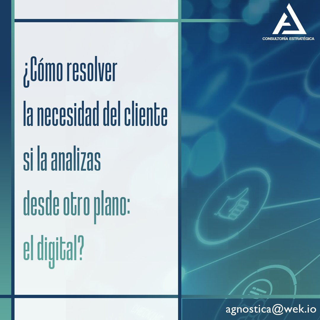 agnostica4's tweet image. ¡Desde Agnóstica podemos ayudarte en eso y muchas otras cosas que te interesan! Contáctanos
.
.
.
#Automatizacion #Consultoria #Digital #Eficiencia #Empresa
#TransformacionDigital #Agnostica