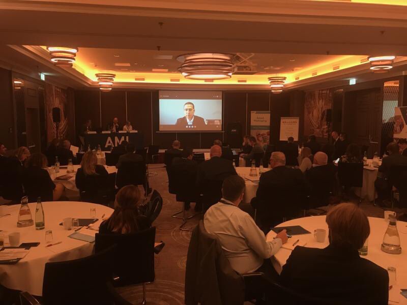 Contact_AMI's tweet photo. Smart Packaging 2019 has seen the first ever presentation via live video link at an AMI conference. Thank you WaterIO for your dedication to the conference #amismart #videolink #smartpackaging https://t.co/nzpgM3pK5n