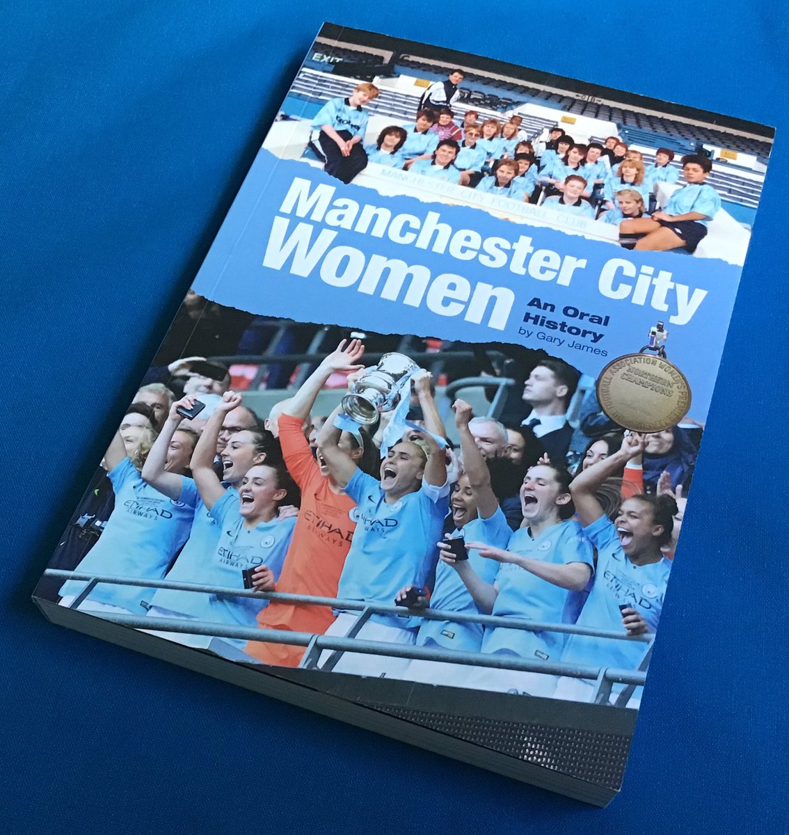 GaryJamesWriter's tweet image. A reminder that Manchester City Women: An Oral History is available via Amazon: amazon.co.uk/Manchester-Cit… All copies signed by me and part of the limited edition print run.