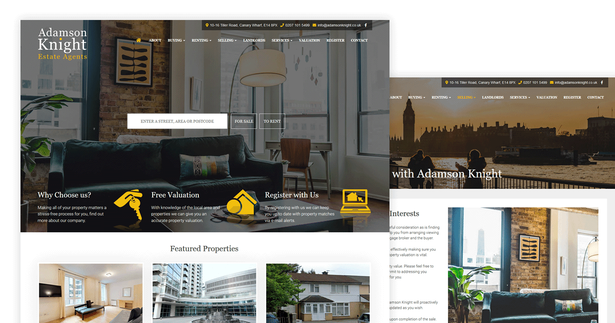 Domus Software (@domus_software) on Twitter photo Brand new Wordpress website gone live for Adamson Knight Estate Agents at adamsonknight.co.uk. To find out more about our Wordpress websites please give us a call on 0330 445 0145 or email support@domus.net. Brand new Wordpress website gone live for Adamson Knight Estate Agents at adamsonknight.co.uk. To find out more about our Wordpress websites please give us a call on 0330 445 0145 or email support@domus.net.