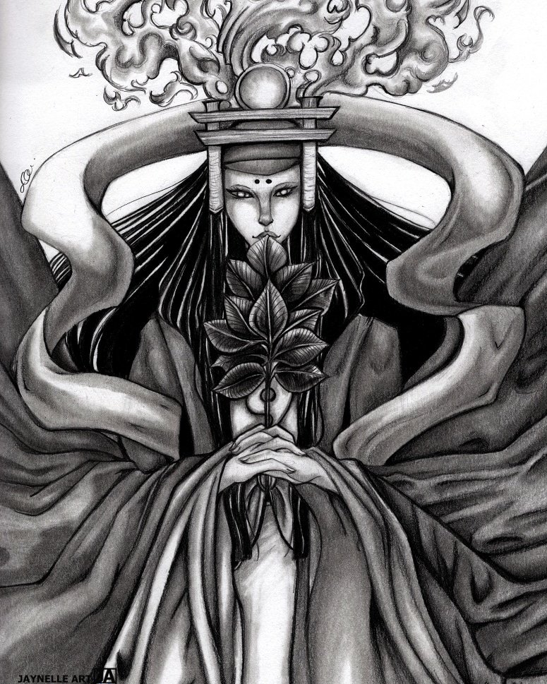 Algernonblue Jay Alge Drawing Of Himiko From The Game Okami Okamigame Himiko Himikookami Okamihimiko Queenhimiko ōkami 大神 女王卑弥呼 Graphite T Co 4rn4fxnacq Twitter