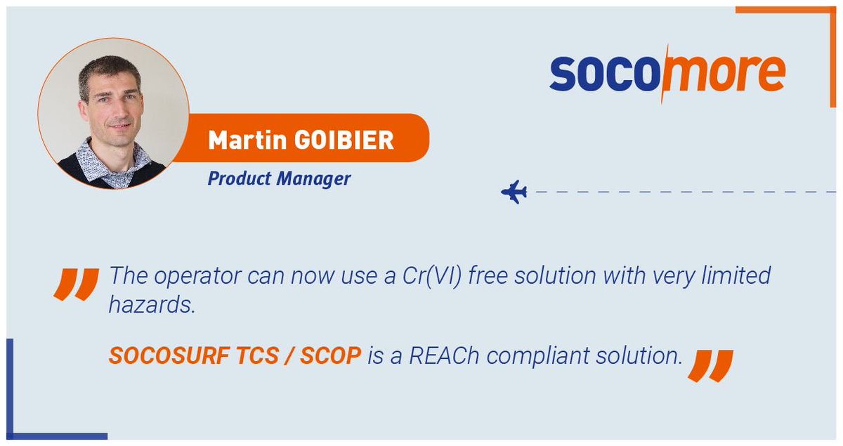 socomore's tweet photo. #SOCOSURF TCS /SCOP cadmium plated #steel passivation solution is a one bath process that can be used in existing surface treatment lines. Read the article for further information. https://t.co/rZib5KM6vS #surfacetreatment #aerospace #chromevi #approval #airbus https://t.co/CNZVQG3Men