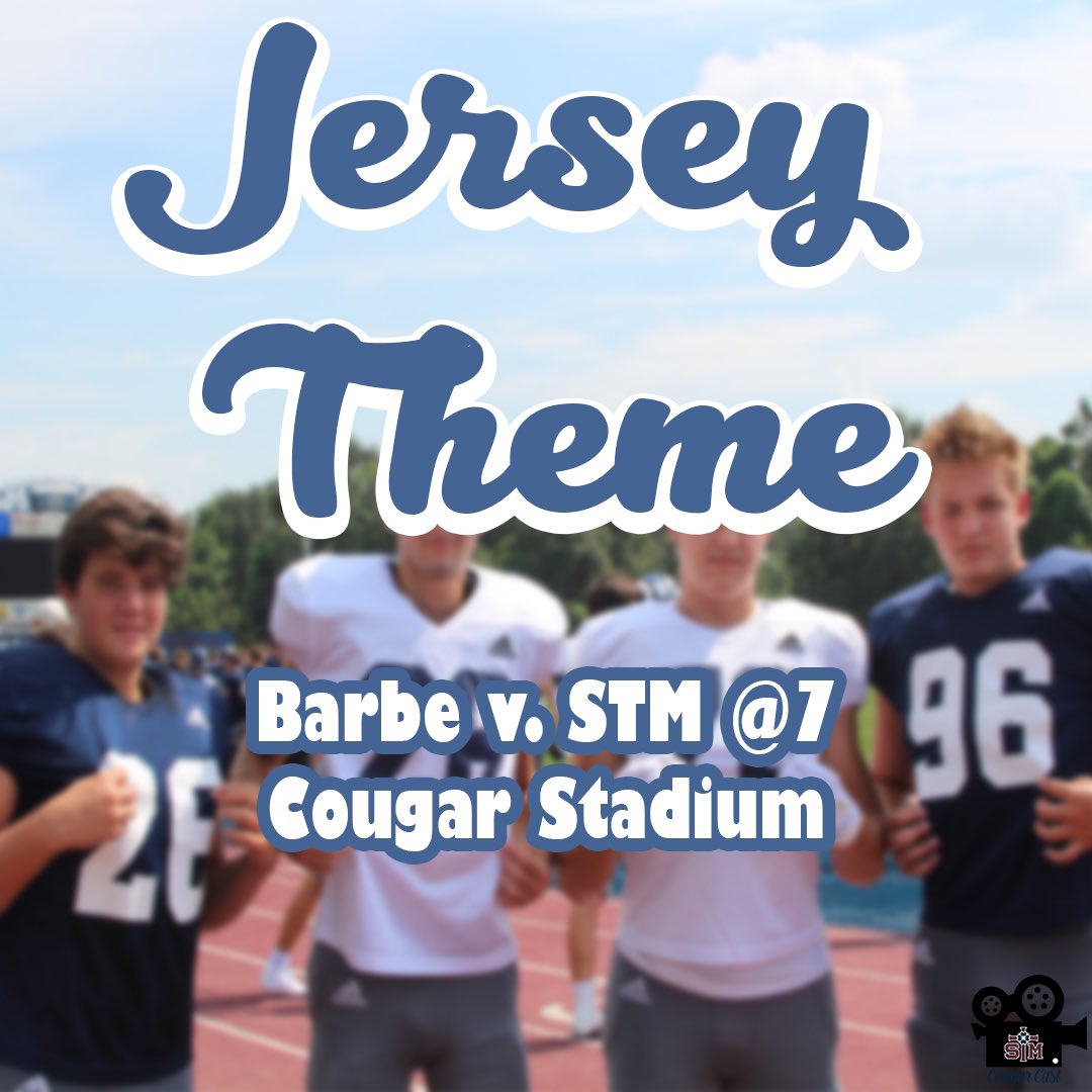 🏈FIRST HOME GAME THIS FRIDAY!🏈Come out and support the cougars wearing your favorite jersey this Friday @ 7!! Tailgate starts @ 5!! Come join us for a whole lot of fun and food!!🏈🐾🤩