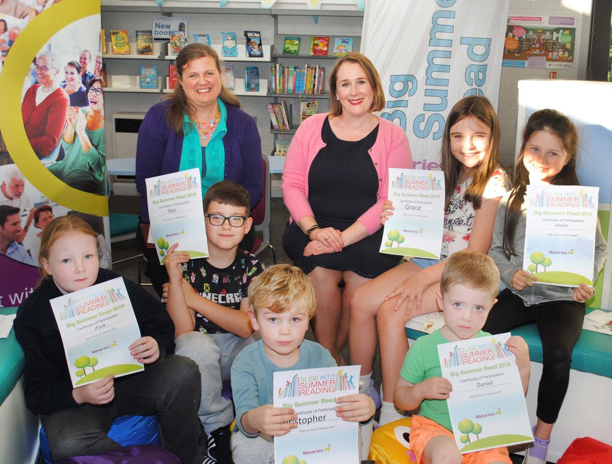 LibrariesNI's tweet photo. Massive thanks to @moira_doherty1 for joining Suffolk Library's #BigSummerReadNI Presentation Party yesterday! π€©π
Congratulations to all of the children who took part! ππ#SlideIntoSummerReading https://t.co/03ZV3Qv4eE