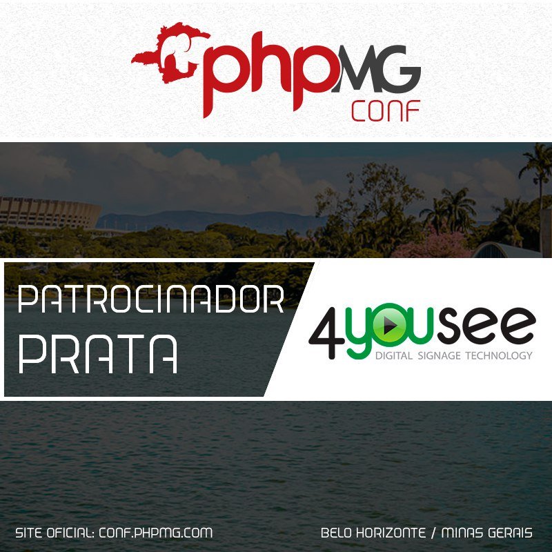phpmg's tweet photo. Passando pra anunciar outro patrocinador TOP pra #PHPMGConf 2019: @4YouSee: A mais completa ferramenta para gerenciar seus projetos de Mídia Indoor e Comunicação no Ponto de Venda #PHP https://t.co/GIpAQ7E9DL