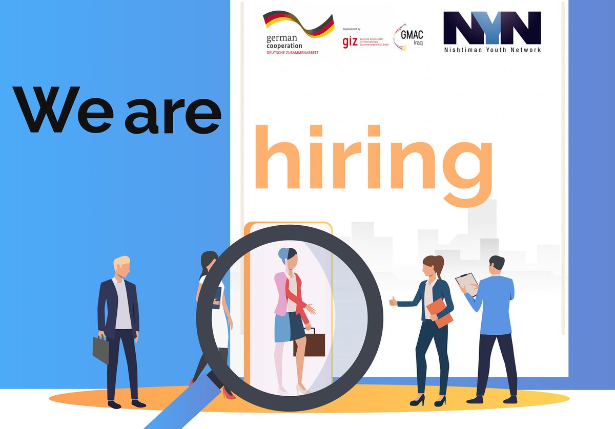 NishtimanYN's tweet photo. (Open Vacancy)

Title: Graphic Designer
Duty Station: ability to travel within Iraq ( Mosul ) 
Contract Duration: 2 Months
Deadline for applications: Wednesday night, 11th September 2019. 

for more information visit our facebook page: https://t.co/vSLDFv4CJs https://t.co/twydO0bEdi