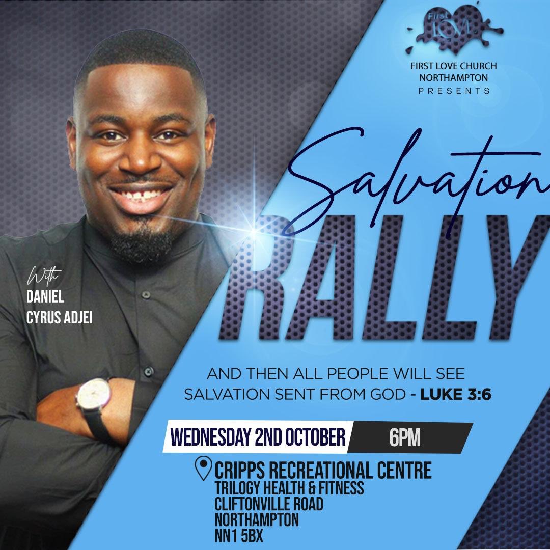 FirstLoveNN2's tweet photo. Salvation has arrived🎉 Come and receive life on the 2nd of October! We are only a few weeks away from a life changing night😍. Take note! Save the date 📆!

 #salvationishere 
#dhmm
#firstlovenn2
#firstloveuk https://t.co/V39jQH944W