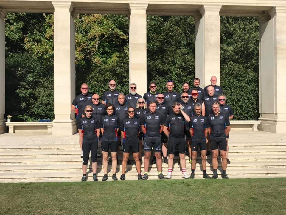 Daniel_Osmer's tweet photo. My #SSAFA 231-mile charity bike ride completed! @SSAFA does tremendous work providing support to veterans and their families whenever they need it. If you’d like to sponsor my group of 4 riders/fundraisers, please visit: https://t.co/1scmWuBAuQ Thank you! https://t.co/bQsGrUglUd