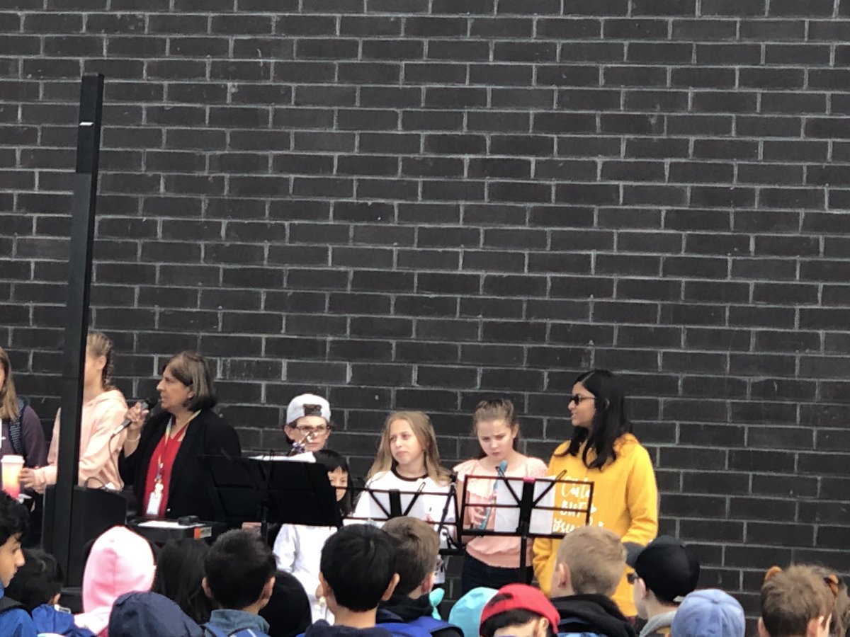 MrsBumstead's tweet photo. Starting the day off right with our monthly flagpole @viswrdsb @wrdsb so much to be proud about! https://t.co/Xwi1NqFVke